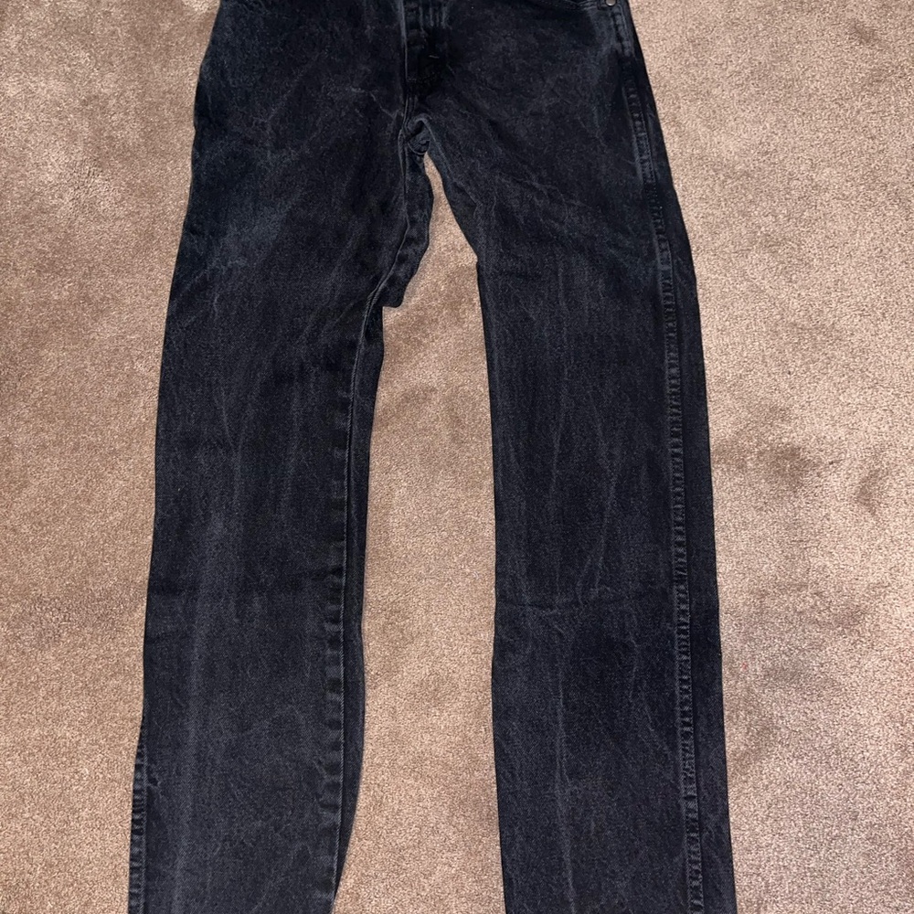 Girls wrangler Black no back pocket western Jeans Sz 14
